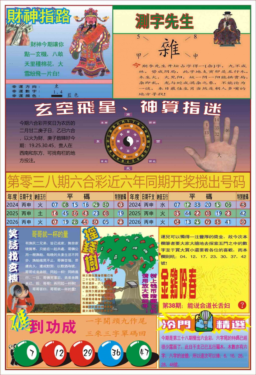 038期中四柱预测B[图]